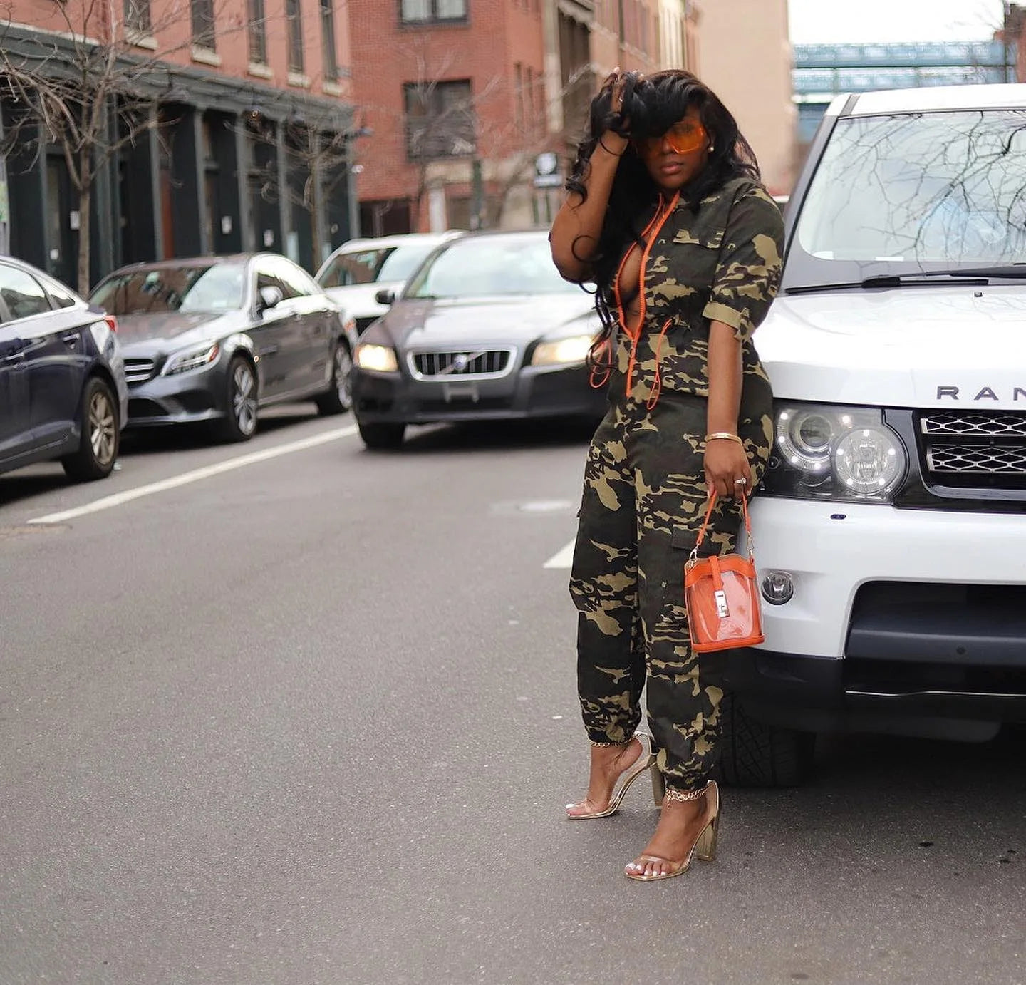 Syretta Camo Jumpsuit