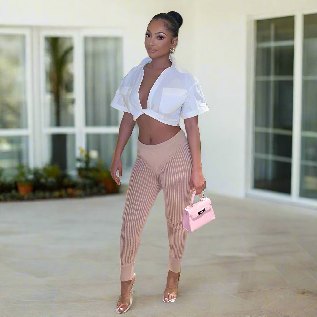 Denise Twisted Front Top