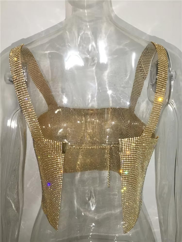 Kerri - Diamond Crop Top