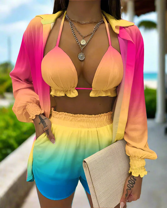 Ebony BeachweatShort Set