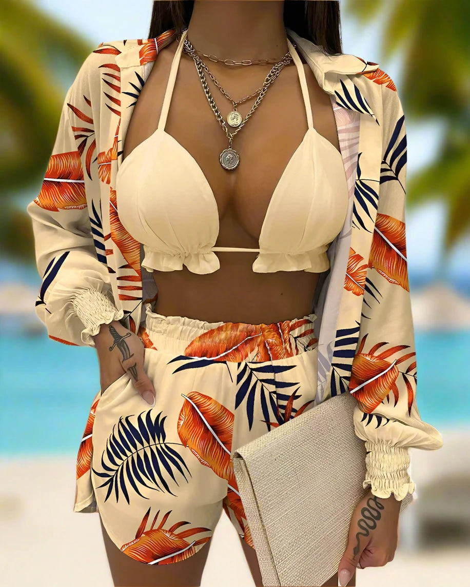 Ebony BeachweatShort Set