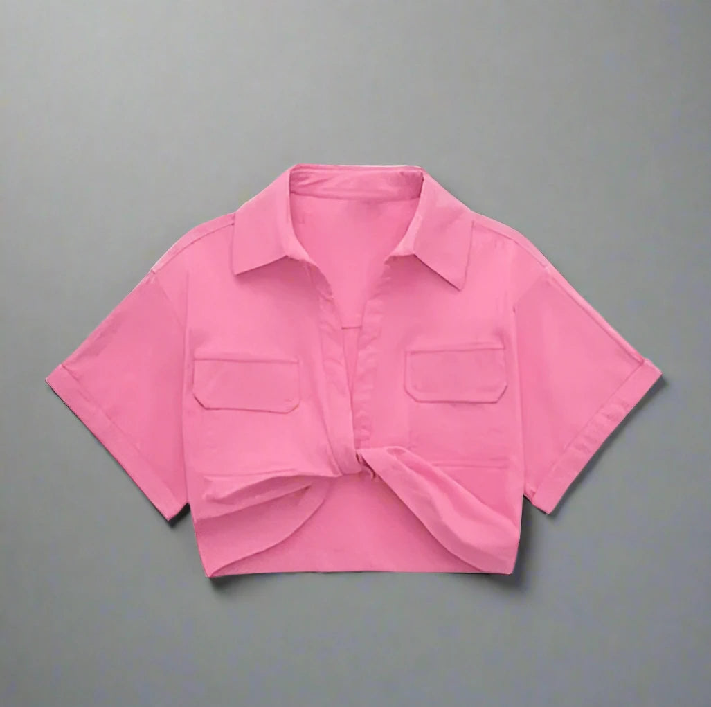 Denise Twisted Front Top