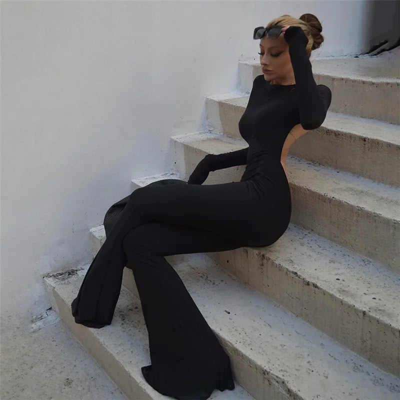 Yandy Open Back Jumpsuit