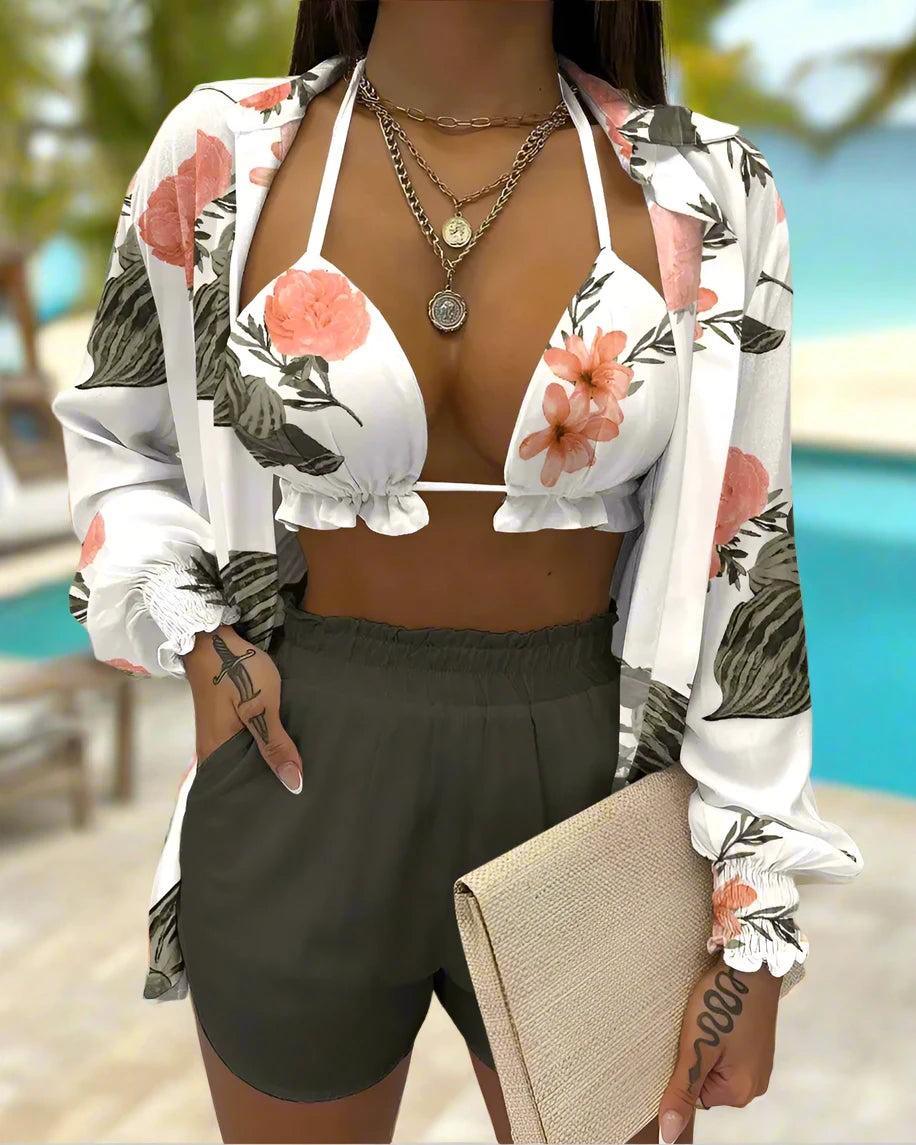 Ebony BeachweatShort Set