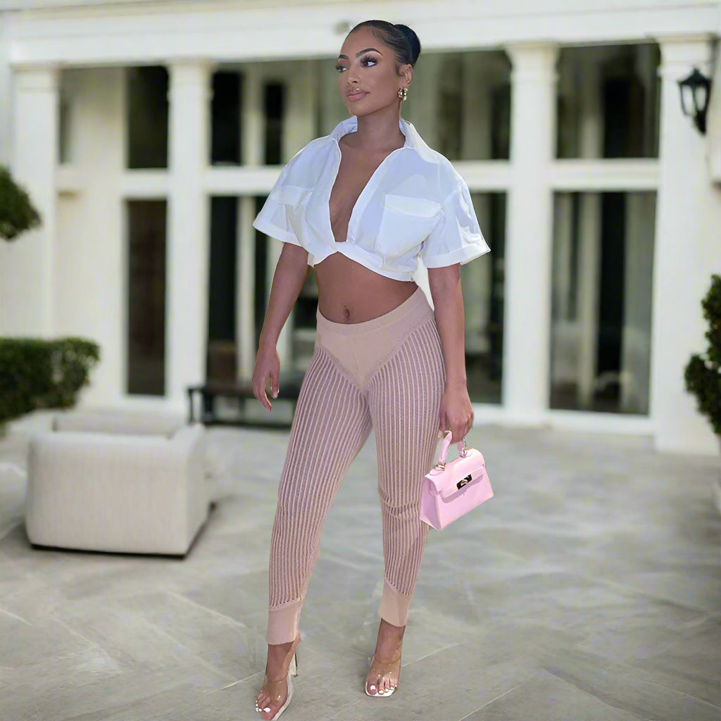 Denise Twisted Front Top