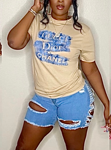 CoCo Denim Blue T-Shirt