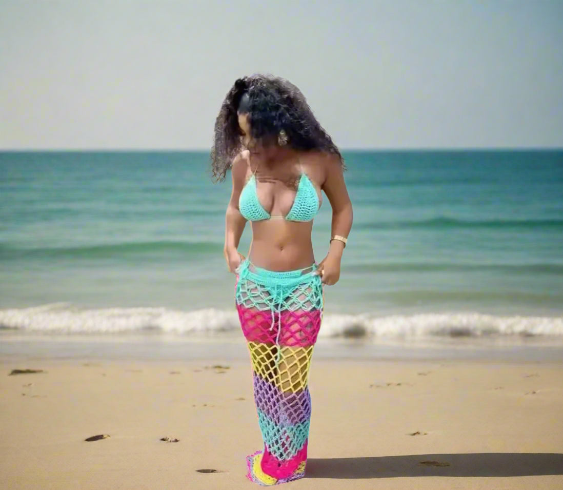Maxine 3 Piece Crochet Swimwear Set