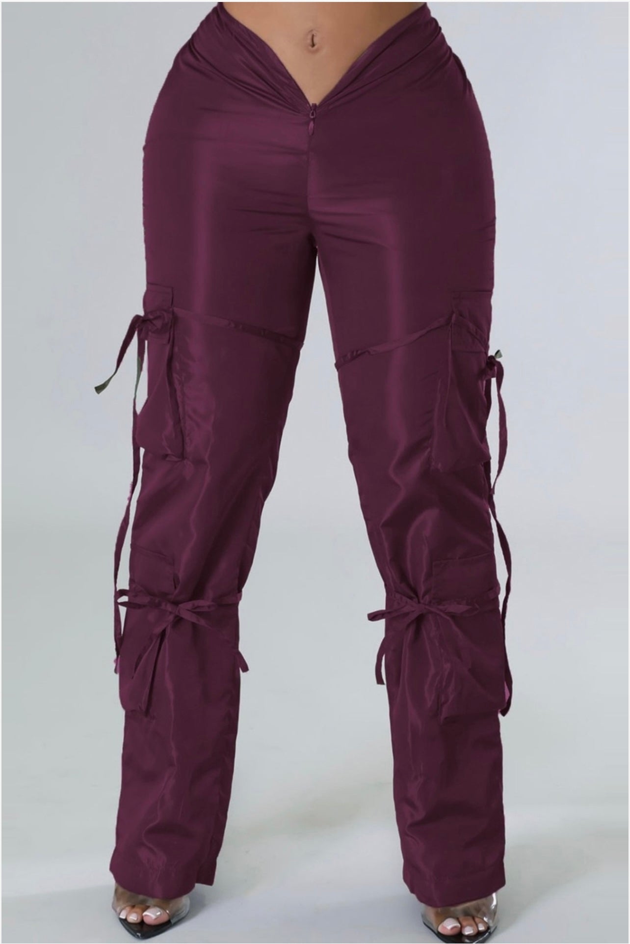 Zena - Zip Front Cargo Pants