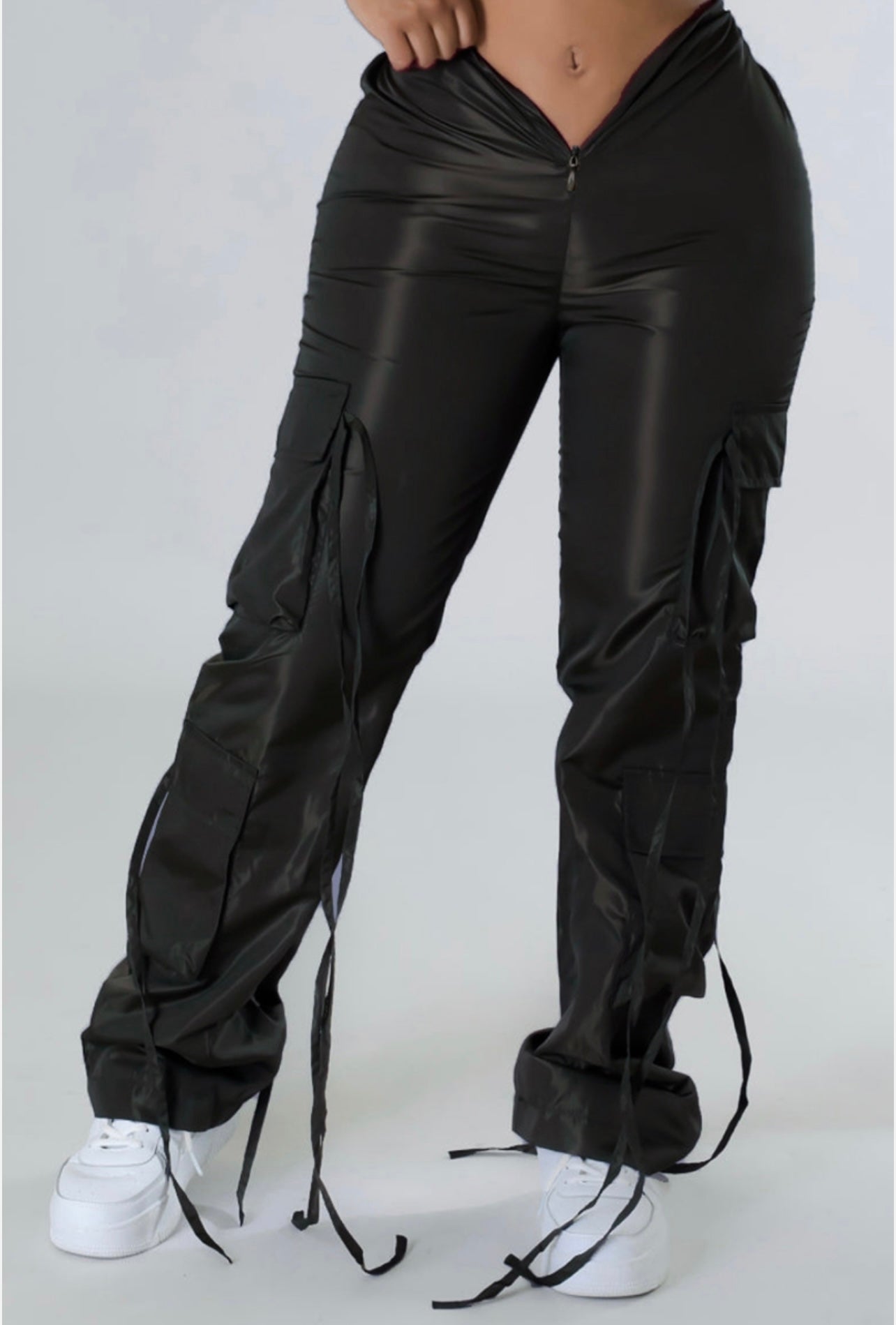 Zena - Zip Front Cargo Pants
