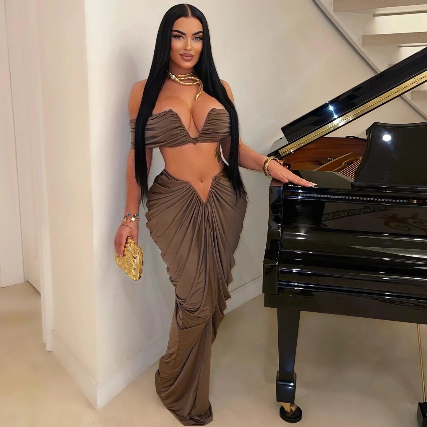 Tabitha Elegant Skirt Set