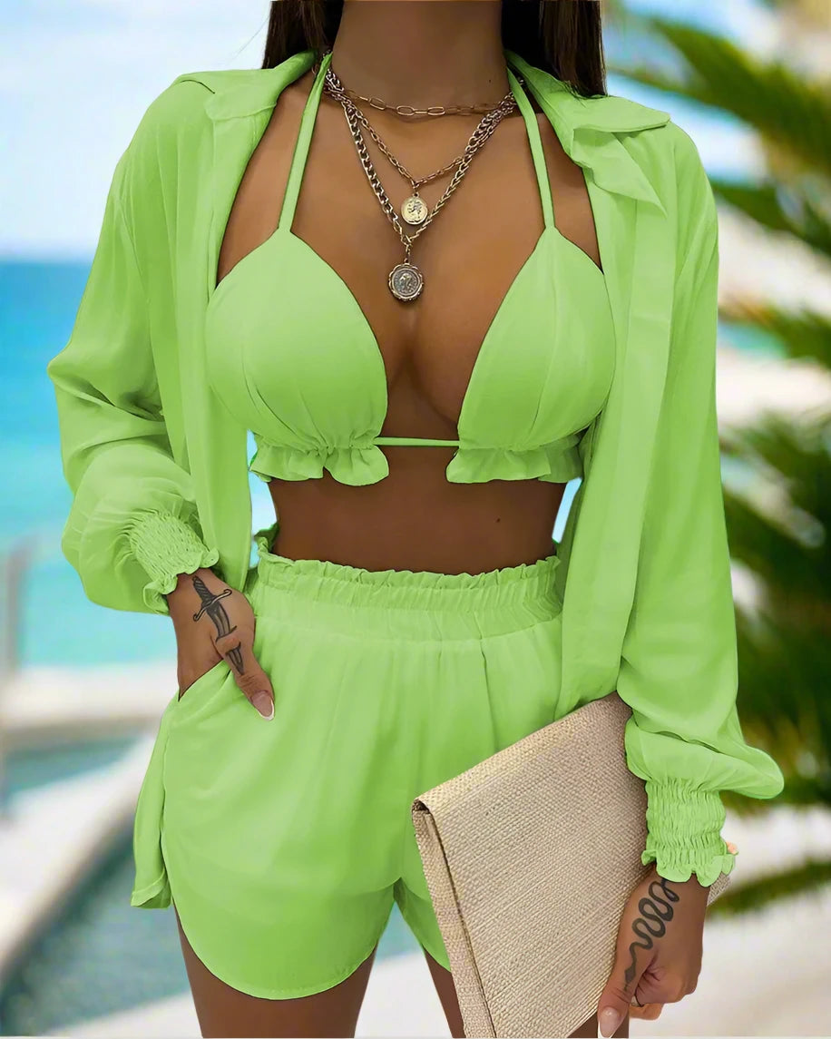 Ebony BeachweatShort Set