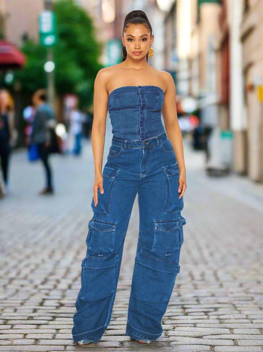 Daija - Denim Jumpsuit