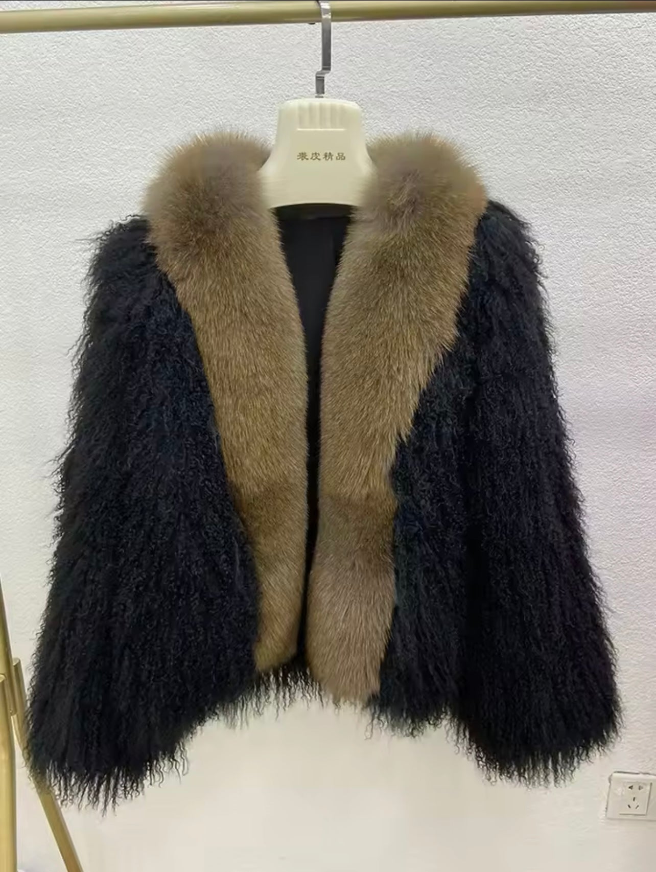 Kimberly - Mongolian and Fox Fur Jacket