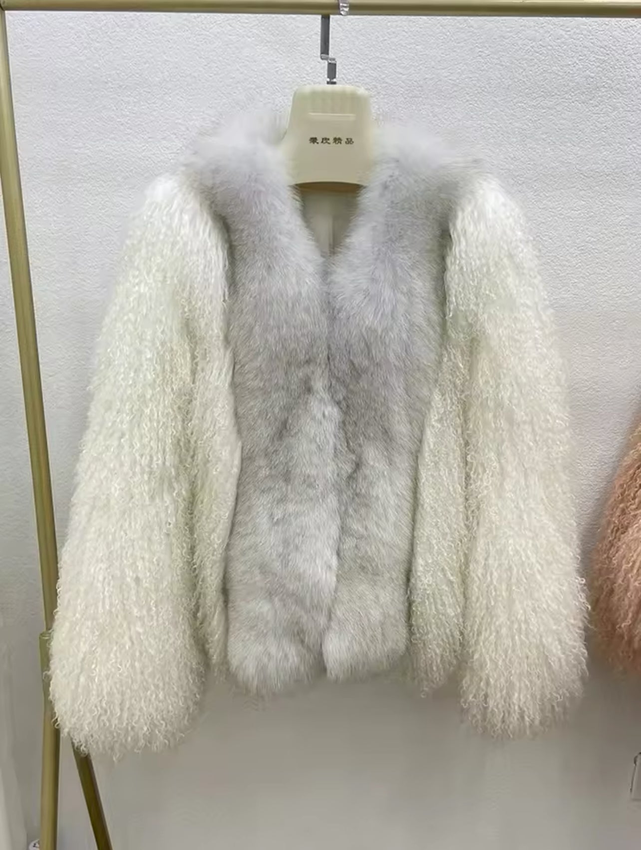 Kimberly - Mongolian and Fox Fur Jacket