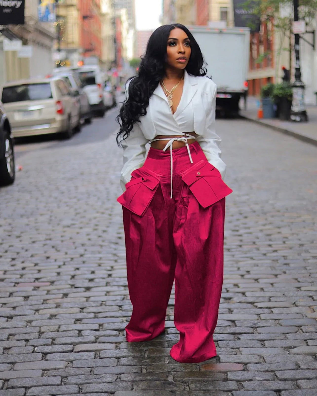 Vanessa Palazzo Cargo Pant