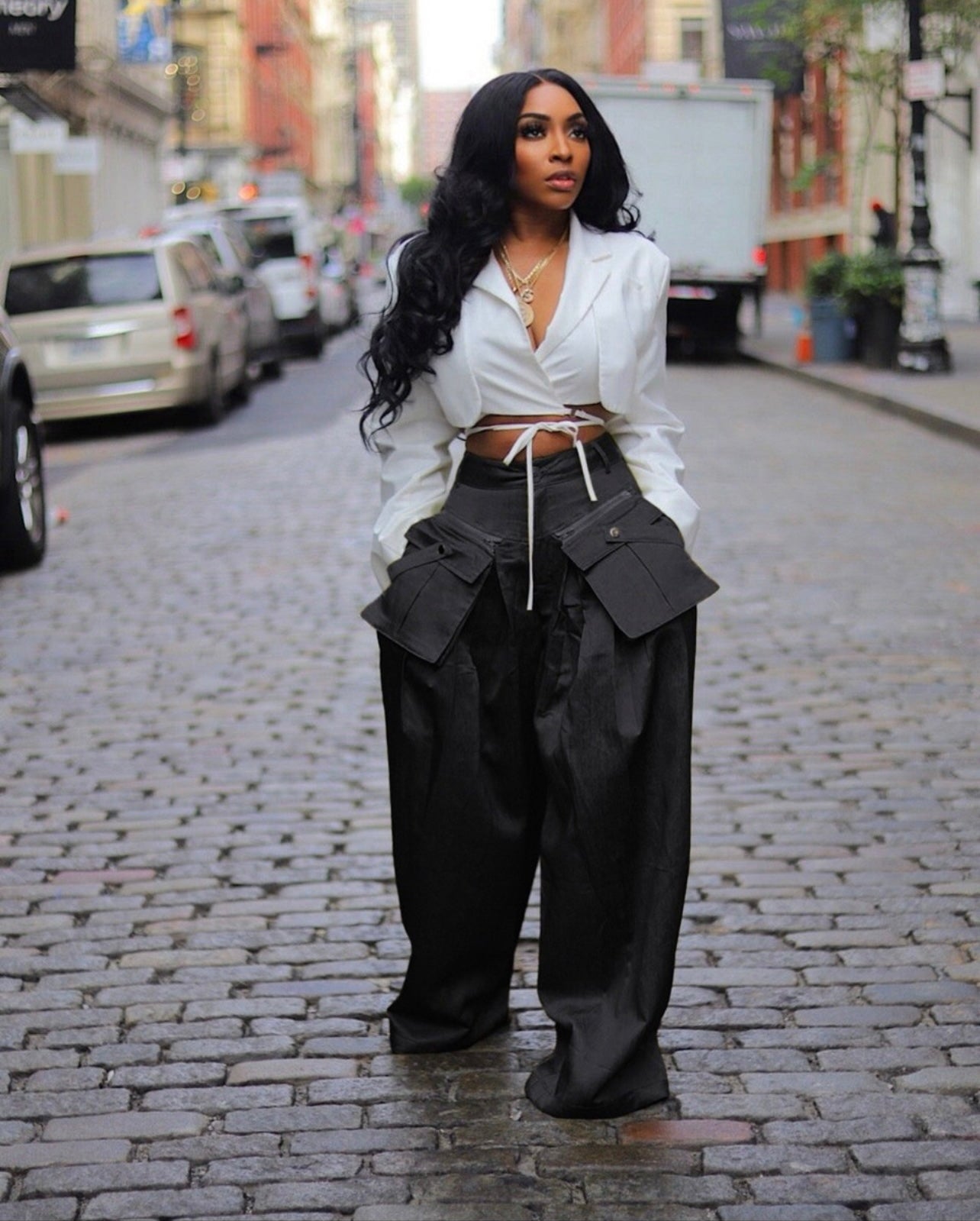 Vanessa Palazzo Cargo Pant