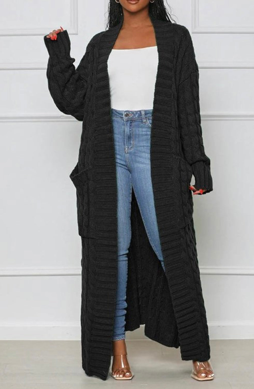 Jackie - Long Cardigan Sweater