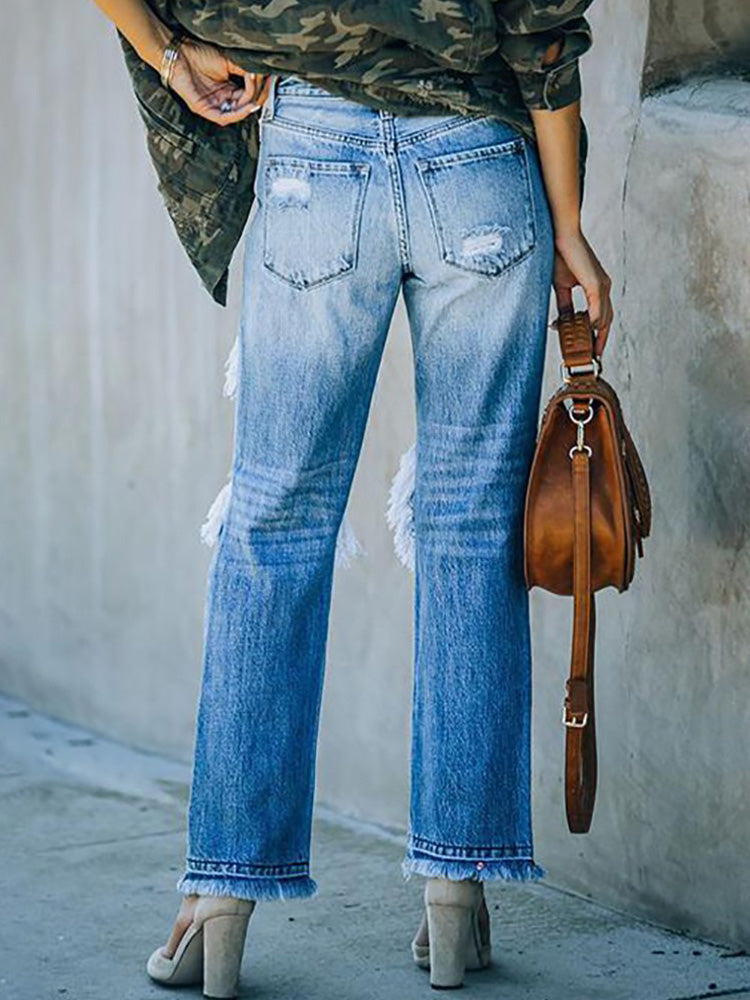 Cicely - Distressed Jeans